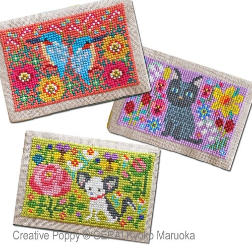 Card Cases With Flower Motifs #3