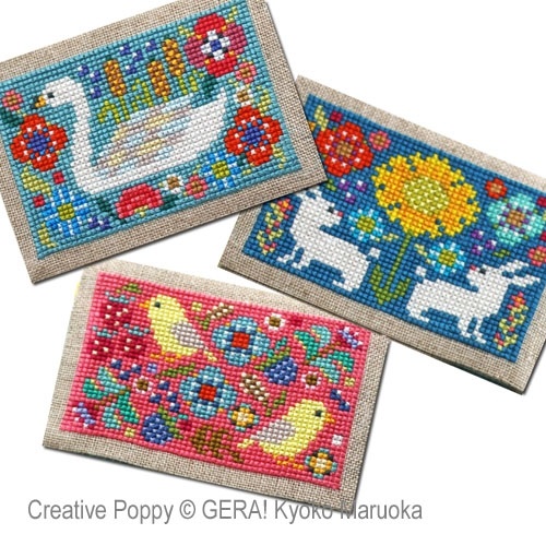 Card Cases With Flower Motifs #1