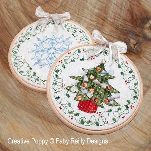 Tree & Snowflake Hoops (Ornaments)