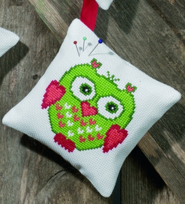 Green Owl - Pincushion
