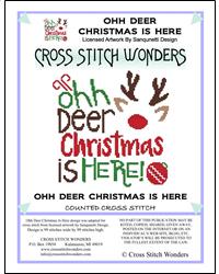 click here to view larger image of Ohh Deer Christmas is Here (chart)