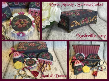 Roses Melody Sewing Box