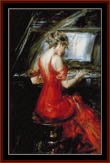 Woman in Red (Giovanni Boldini)