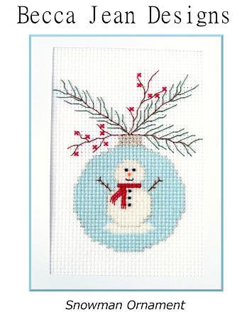 click here to view larger image of Snowman Ornament (chart)