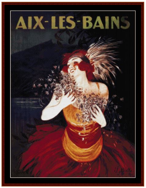 Aix-Les Bains Vintage Poster