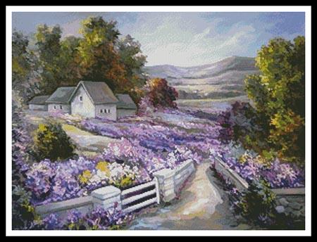 Purple Spring Landscape  (Anca Bulgaru)