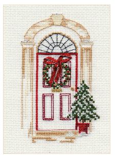 Christmas Card - Christmas Door