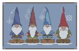 click here to view larger image of Winter Snow Gnomes (chart)