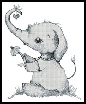 click here to view larger image of Little Daisy Elephant (chart)