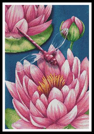 click here to view larger image of Pink Waterlilies (chart)