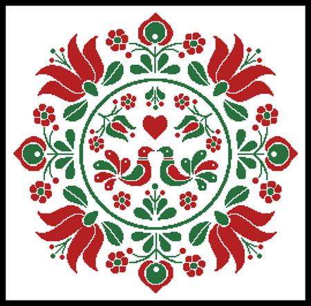 click here to view larger image of Hungarian Folk Art Design (Sanyo - Fotolia) (chart)
