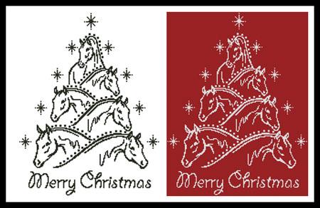 click here to view larger image of Horse Christmas Tree (anelluk - Fotolia) (chart)