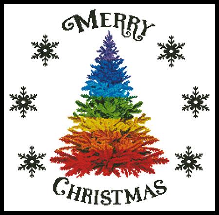 click here to view larger image of Rainbow Christmas Tree (chart)