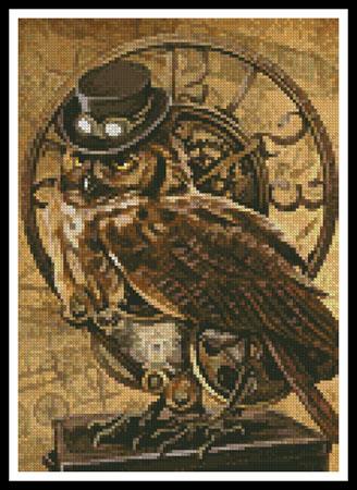 click here to view larger image of Mini Steampunk Owl (chart)