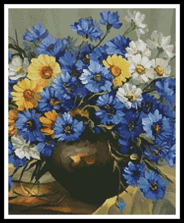click here to view larger image of Bouquet of Blue - Crop (chart)