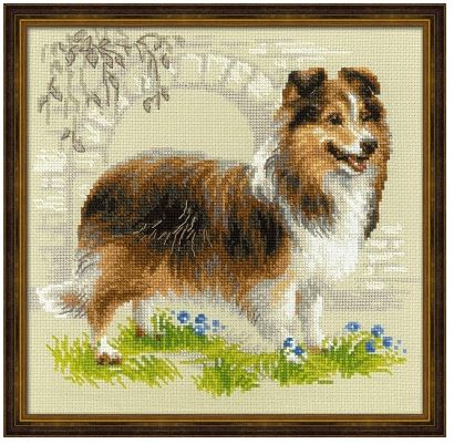 click here to view larger image of Sheltie (counted cross stitch kit)
