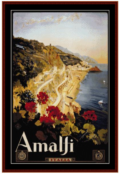 Amalfi - Vintage Poster