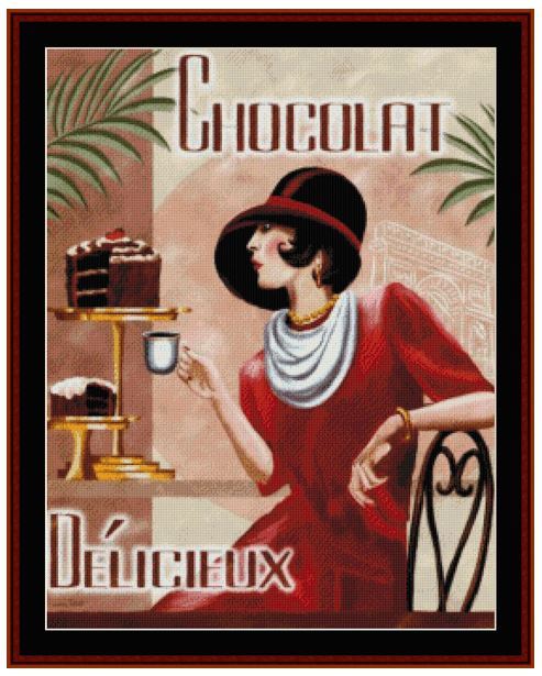 Chocolat Delicieux Vintage Poster
