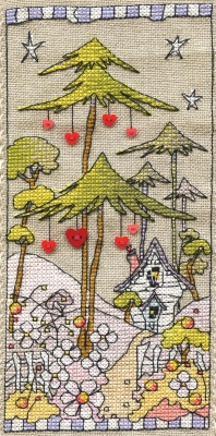 Woodland Hearts - Heart Chimes Wood