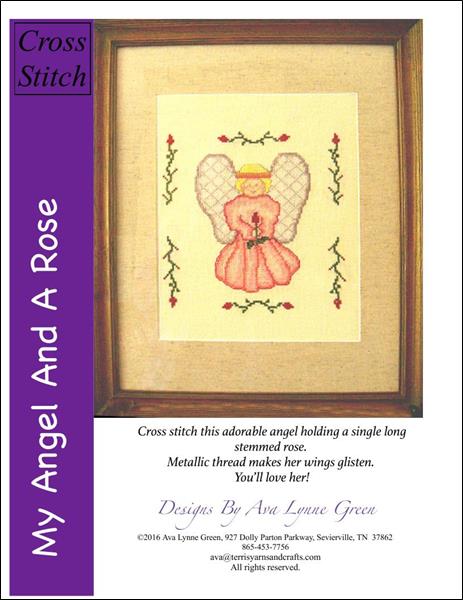 click here to view larger image of My Angel and a Rose-Terris Yarns and Crafts (chart (special))