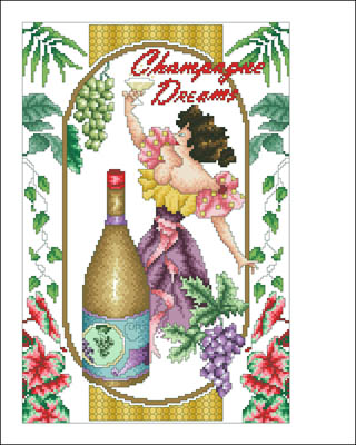 click here to view larger image of Champagne Dreams - Vickery Collection	 (chart (special))