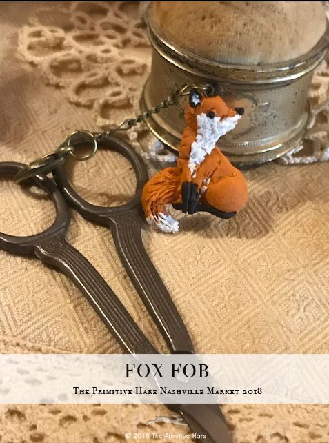 Fox Scissor Fob