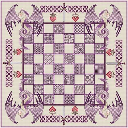 Dragon Chessboard - Purple