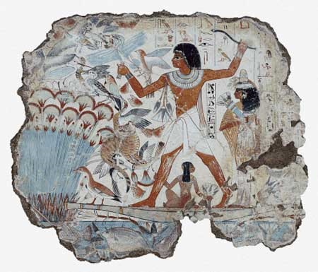 Nebamun Hunting in the Marshes
