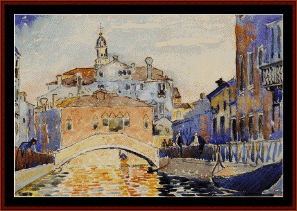 Venetian Canal - Henri-Edmond Cross
