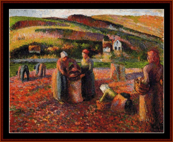 Potato Harvest 1893 - Pissarro
