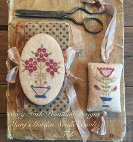 click here to view larger image of Mary's Garden Needle Book and Fob (chart)