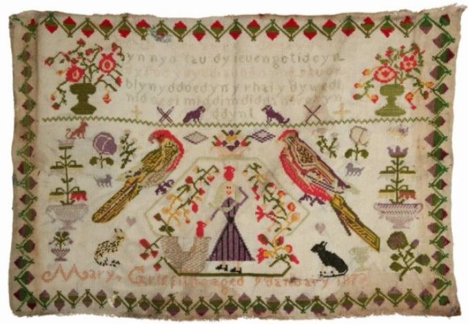 Mary Griffith 1873 - A Welsh Sampler