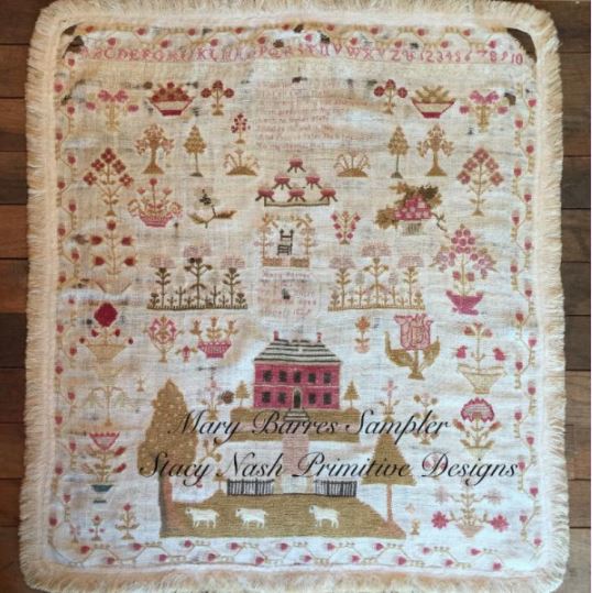 Mary Barres Reproduction Sampler