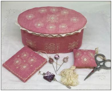 Ca'Rosada - Pink Sewing Box and Lace