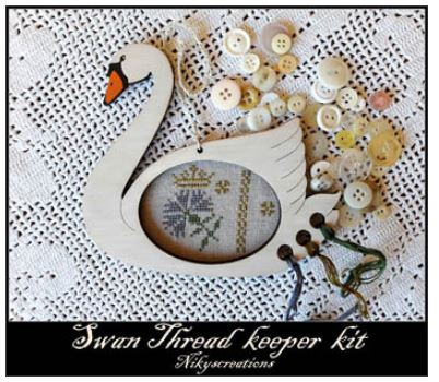 click here to view larger image of Swan Thread Keeper Kit (chart)