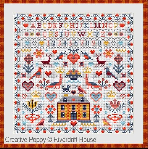 click here to view larger image of Yellow House Sampler (chart)