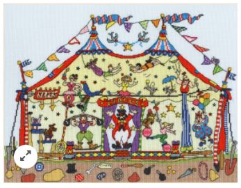 click here to view larger image of Cut Thru Big Top - Amanda Loverseed (counted cross stitch kit)