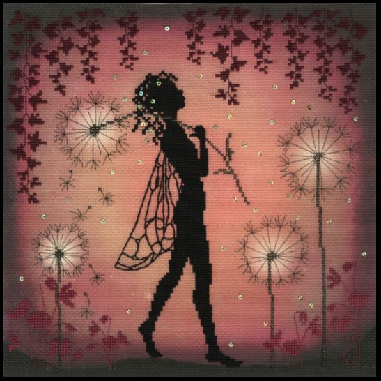 click here to view larger image of Dandelion Fairy (counted cross stitch kit)