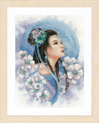 Asian Lady in Blue (27ct)