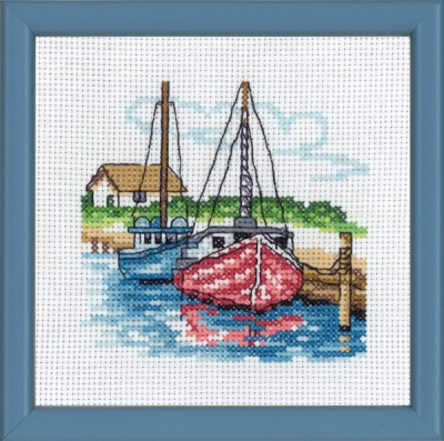 click here to view larger image of Two Boats (counted cross stitch kit)