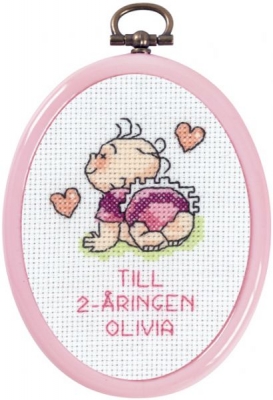 click here to view larger image of Olivia 2 (counted cross stitch kit)