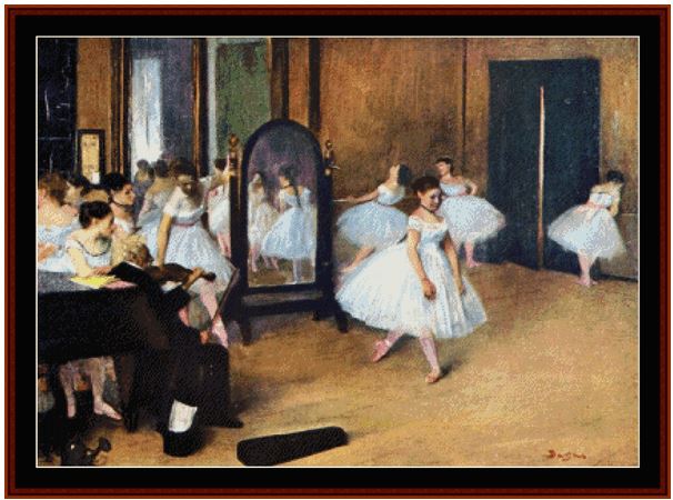 Dance Class 1871 (Degas)