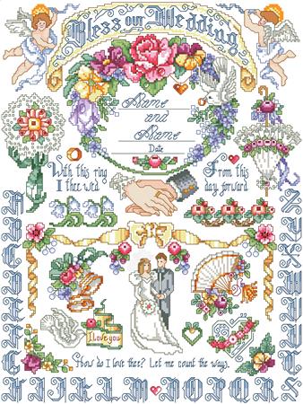 click here to view larger image of Our Wedding Sampler (chart)