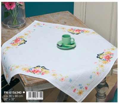 Tits & Spring Flowers - Tablecloth