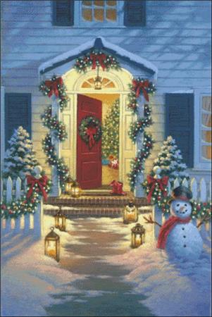 click here to view larger image of Christmas Porch (chart)