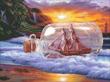 click here to view larger image of Ship in a Bottle (chart)