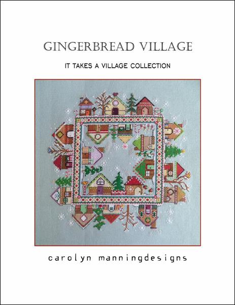 click here to view larger image of Gingerbread Village (chart)