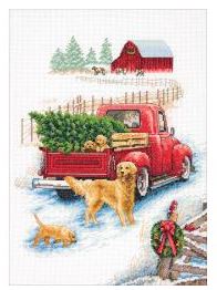 click here to view larger image of Winter Ride (counted cross stitch kit)