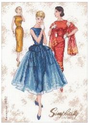 click here to view larger image of Simplicity Vintage (counted cross stitch kit)