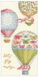click here to view larger image of Lets Fly Away (counted cross stitch kit)